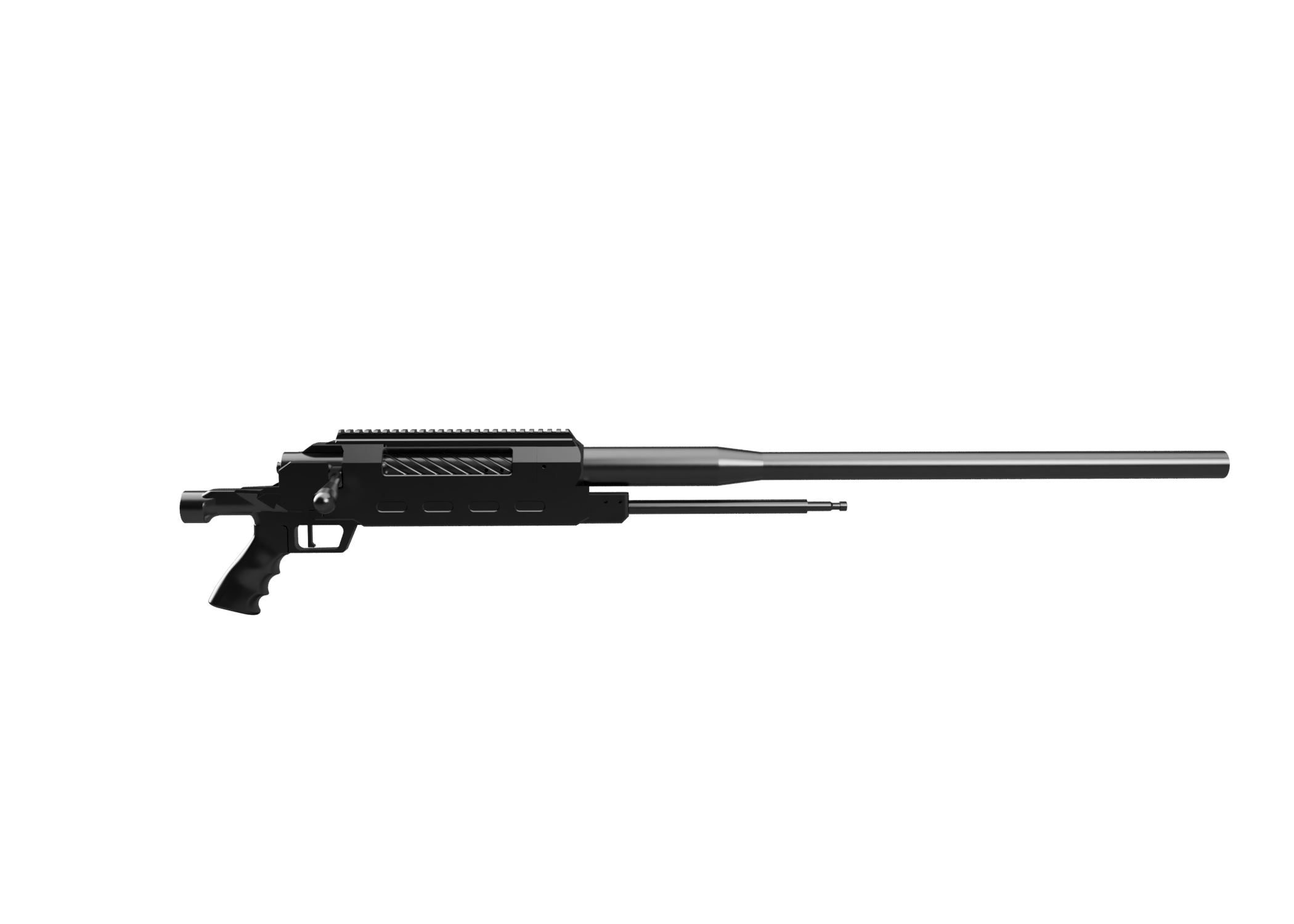 MP50 SS Single Shot - Basic version (without rear stock, with light front stock)